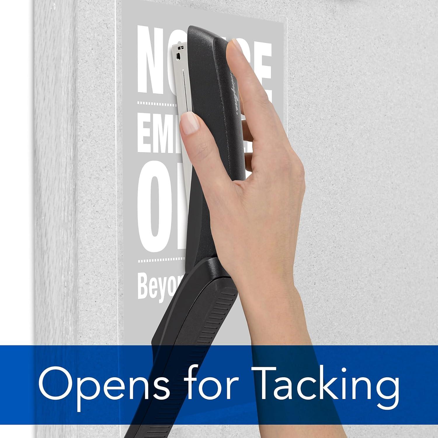 Grapadora Swingline Estándar Negra + 1250 Grapas Premium