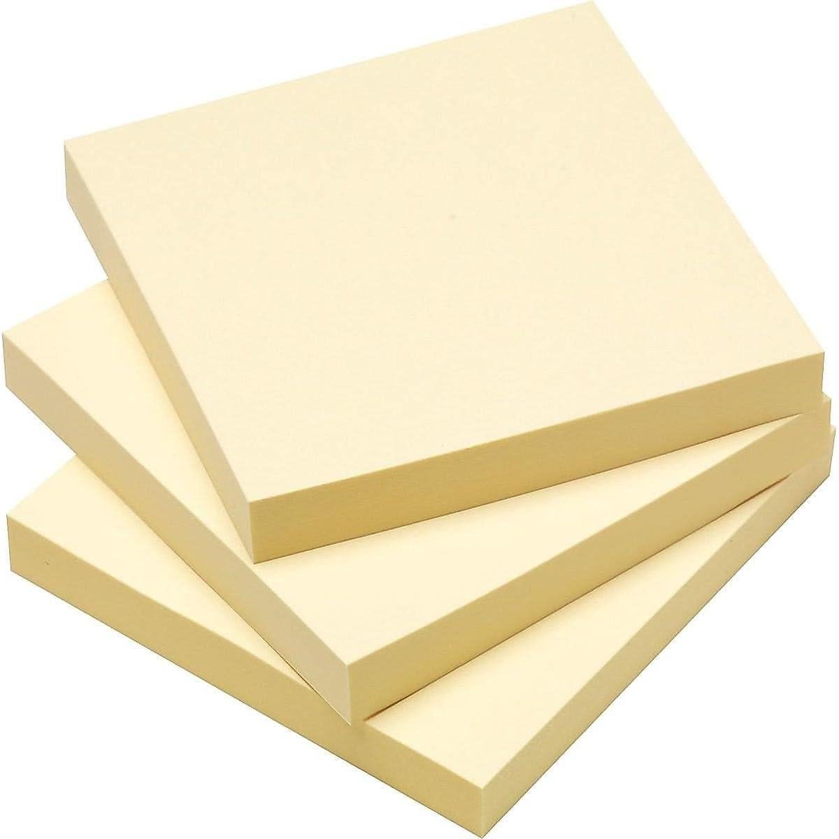 Notas Adhesivas 3M Amarillo 7.6x7.6 cm 18 Paquete