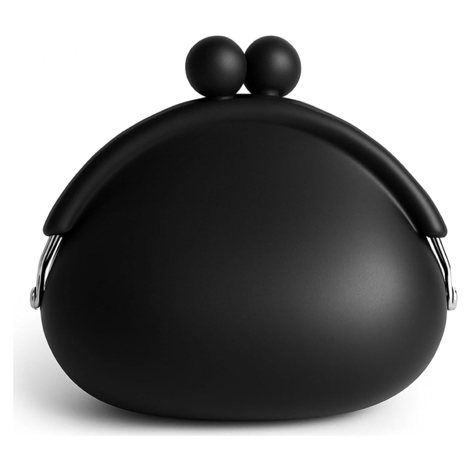 Monedero de Silicona Jalopink para Mujeres - Mini Clutch Negro