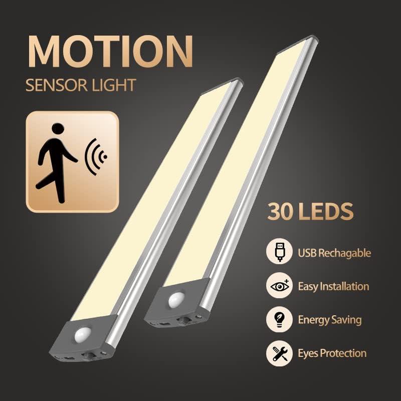 Luz LED Lepotec 30 con Sensor de Movimiento Recargable 2P