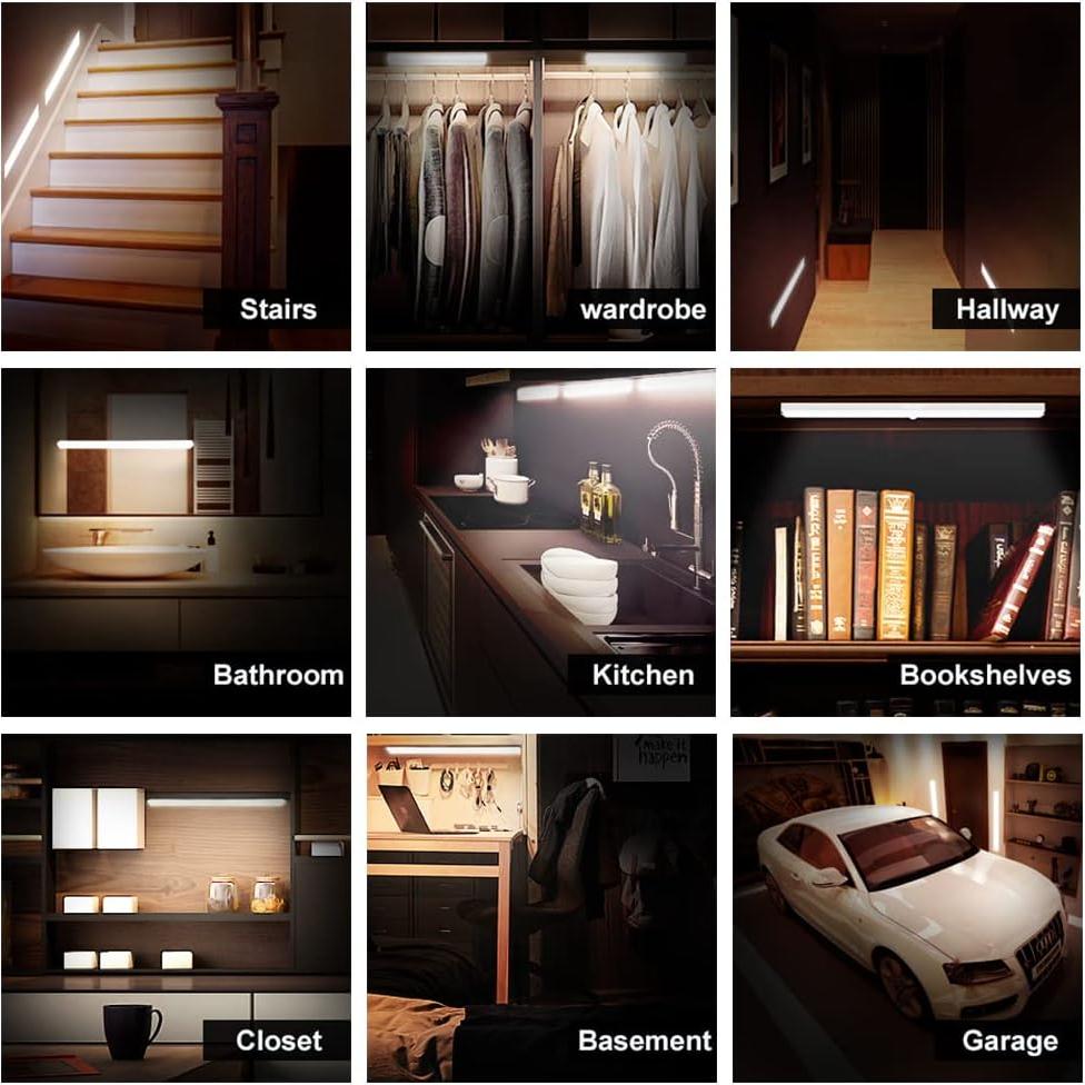 Luz LED Lepotec 30 con Sensor de Movimiento Recargable 2P