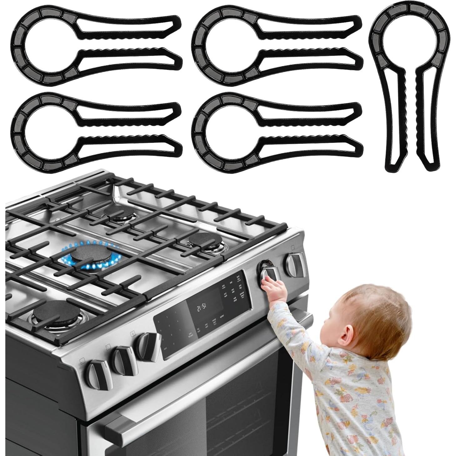 Bloqueos de Perillas de Estufa a Gas Seguridad Niños 5 Pzas