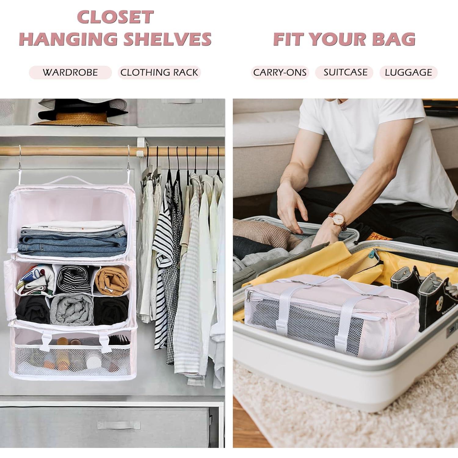 Bolsa de Almacenamiento de Viaje Surblue XXL Rosa Impermeable