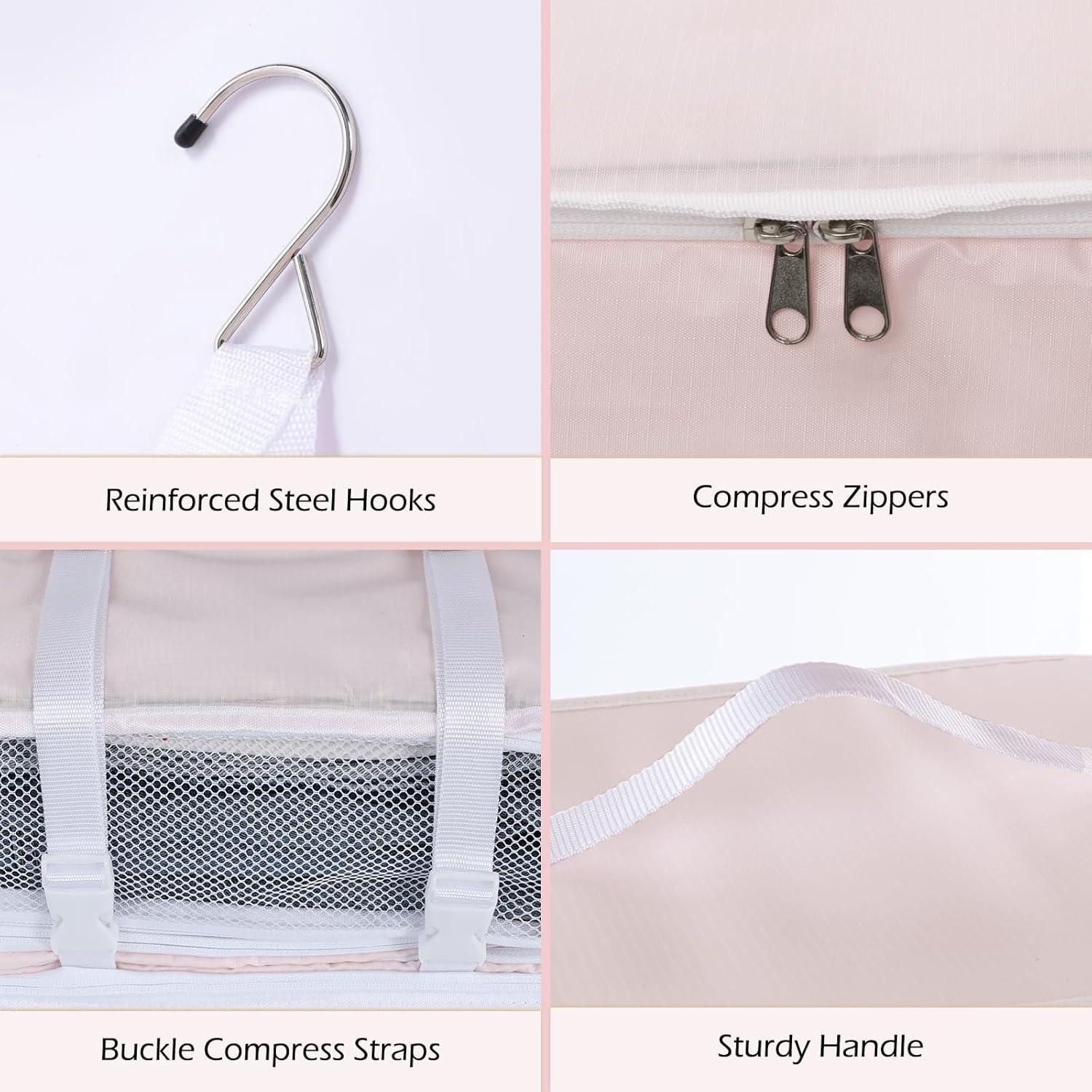 Bolsa de Almacenamiento de Viaje Surblue XXL Rosa Impermeable