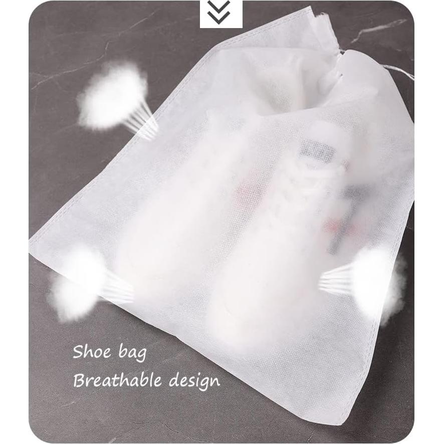 30 Bolsas de Almacenamiento para Zapatos Ecológicas 24.89x34.93cm