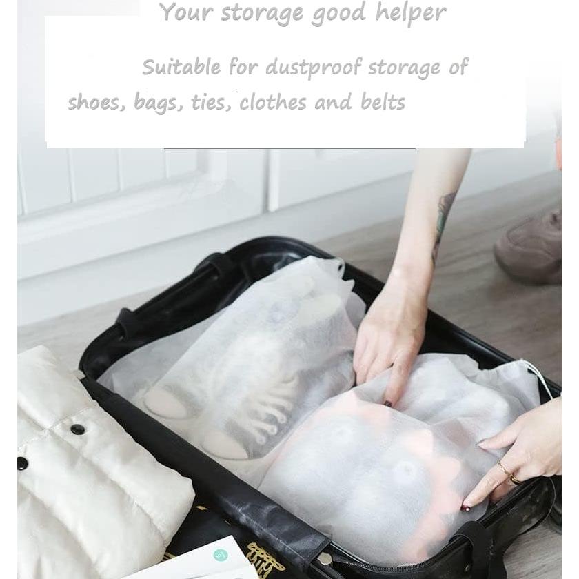 30 Bolsas de Almacenamiento para Zapatos Ecológicas 24.89x34.93cm