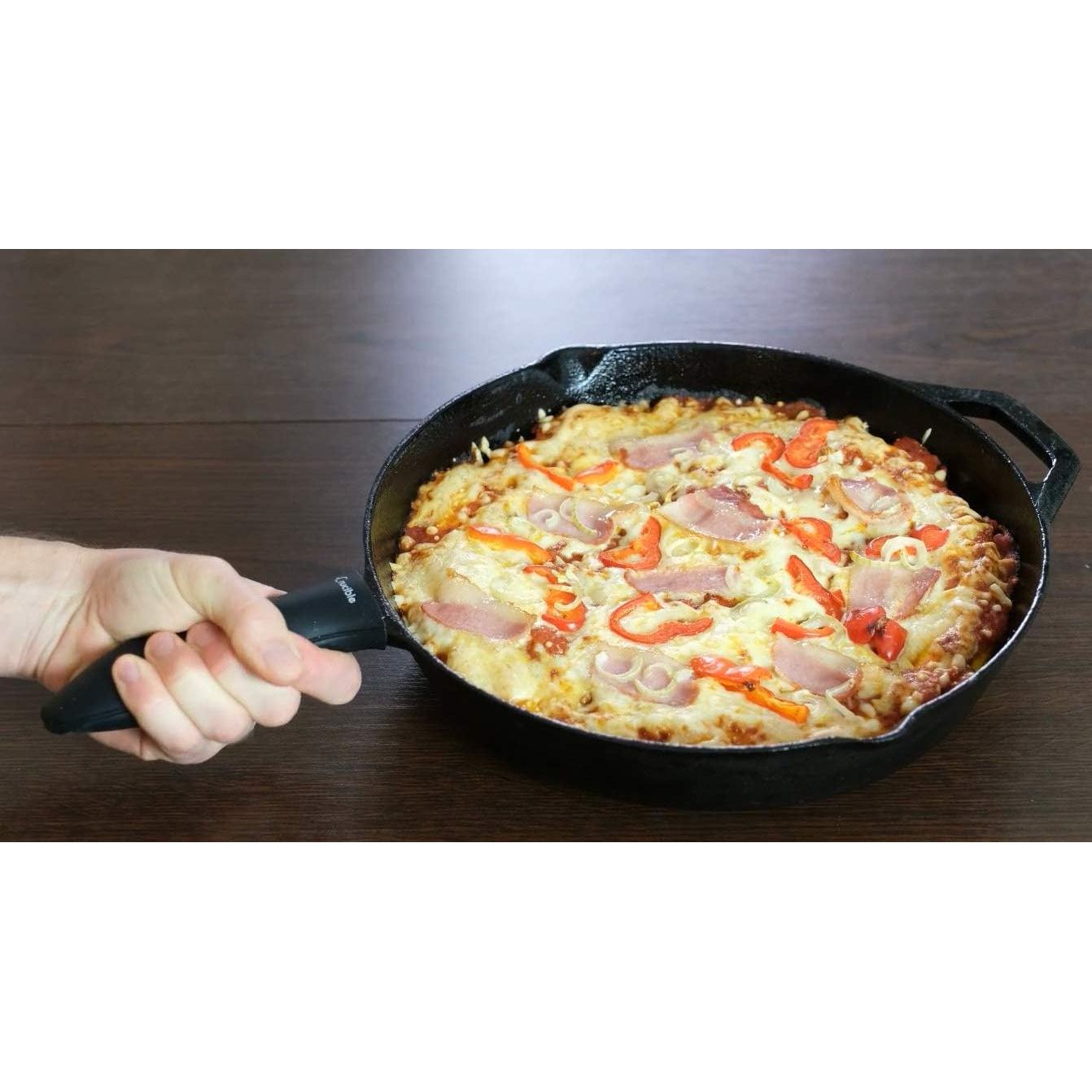 Mango de Silicona para Sartenes Crucible Cookware Grande Negro