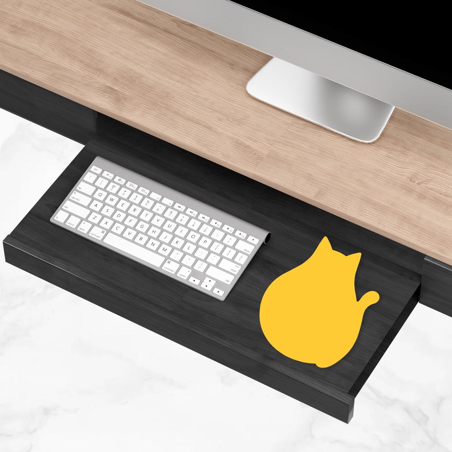 Alfombrilla de Ratón Hsxnam Gato Amarillo 24.5x20.3cm Antideslizante