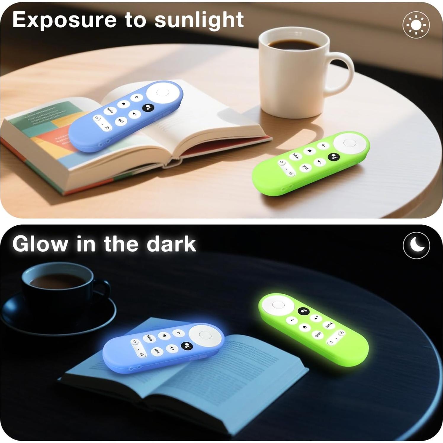 Funda de Silicona Brillante para Control Remoto Google Chromecast