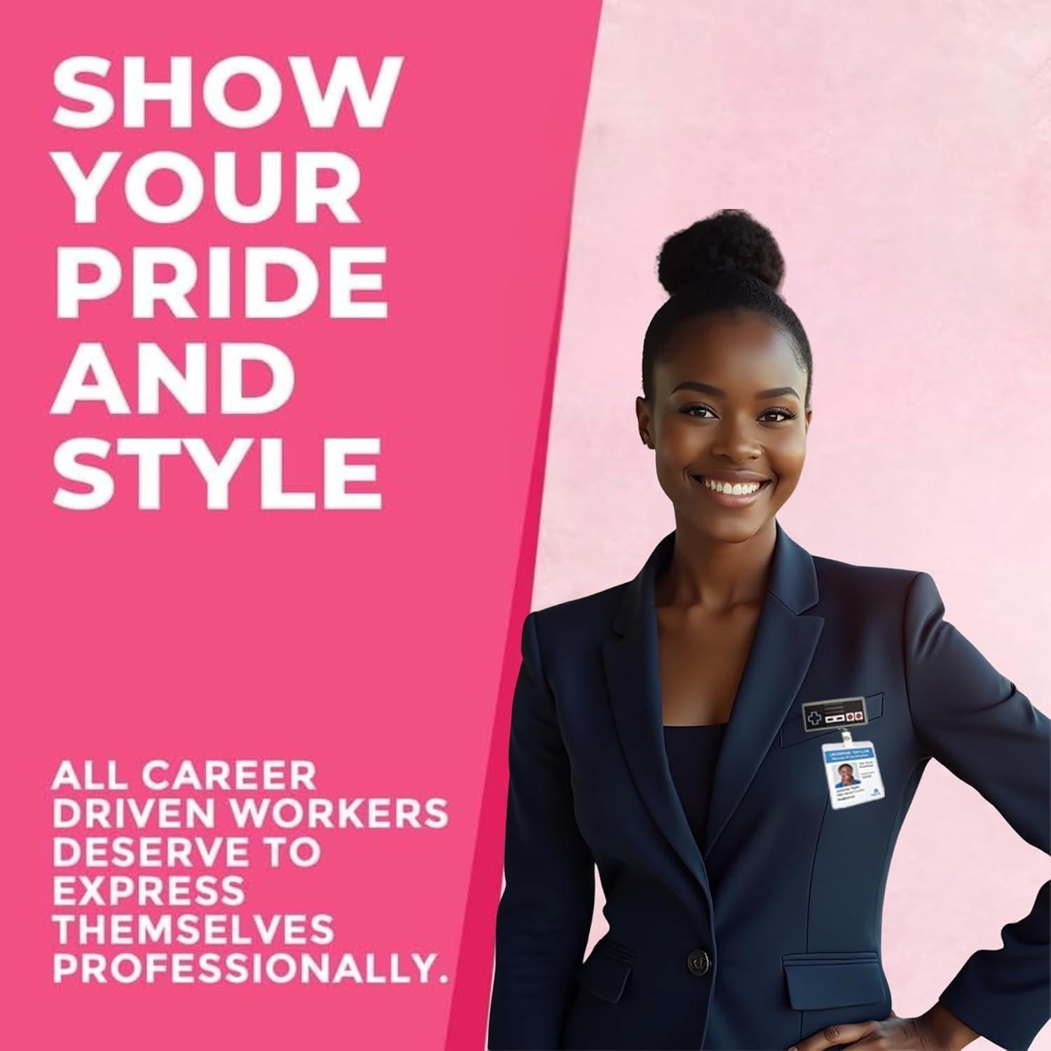 Carrete de Insignia Retro Reflejos De Zana - Paquete de 2