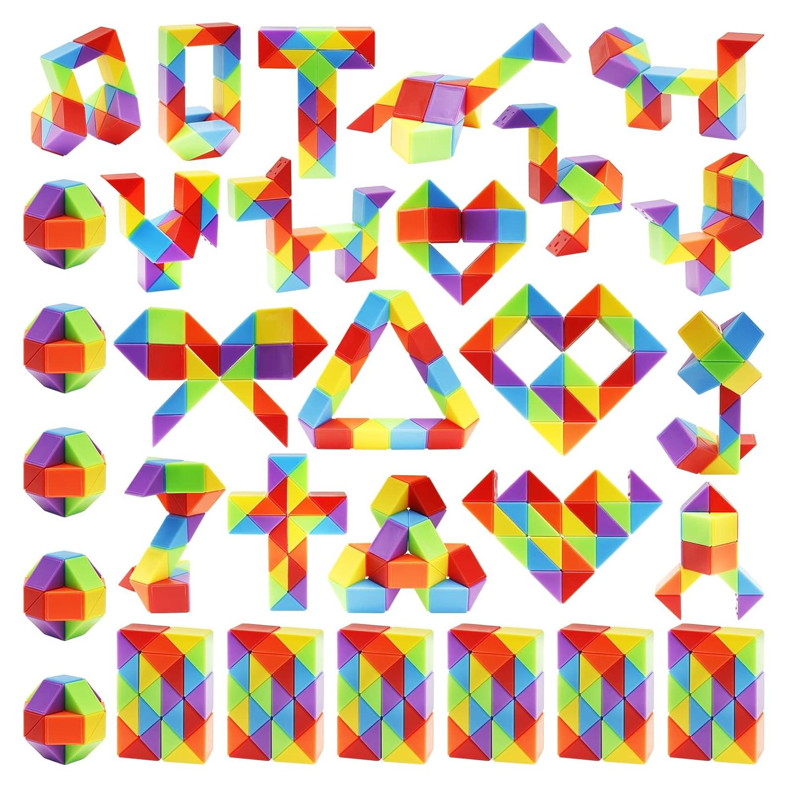 30 Juguetes de Rompecabezas Retorcidos Ganowo Arcoíris