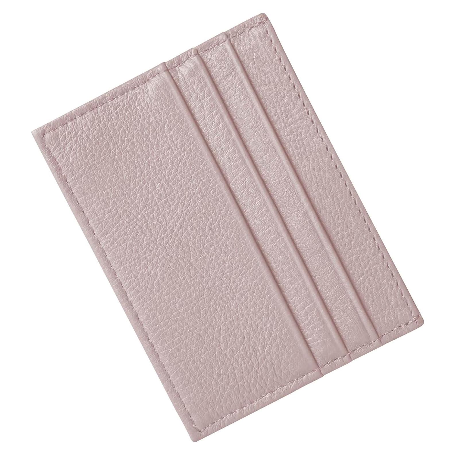 Cartera de Cuero Genuino M-Plateau Ultra Delgada Unisex 10.4x7.8cm