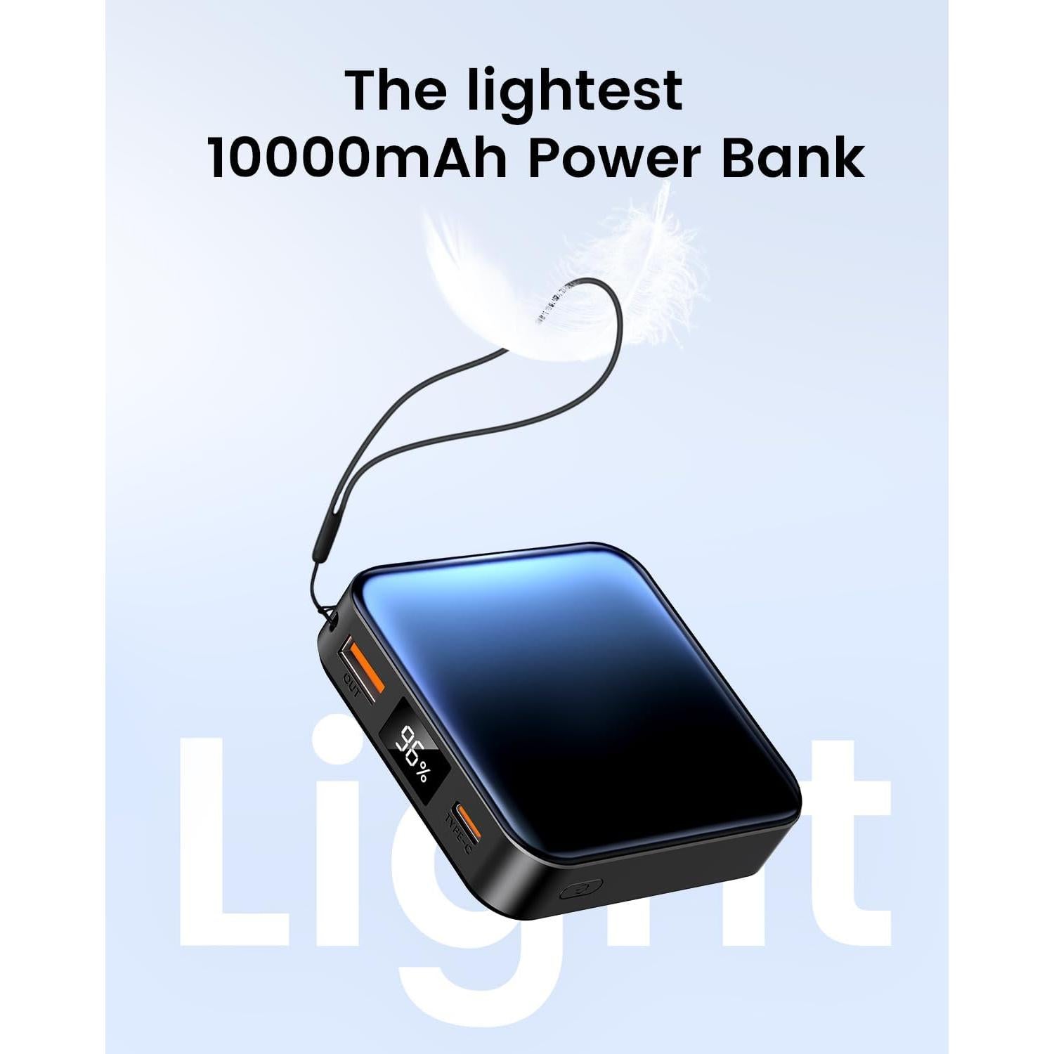 Banco de Energía 10000mAh Shenzhen Meimei Carga Rápida USB-C