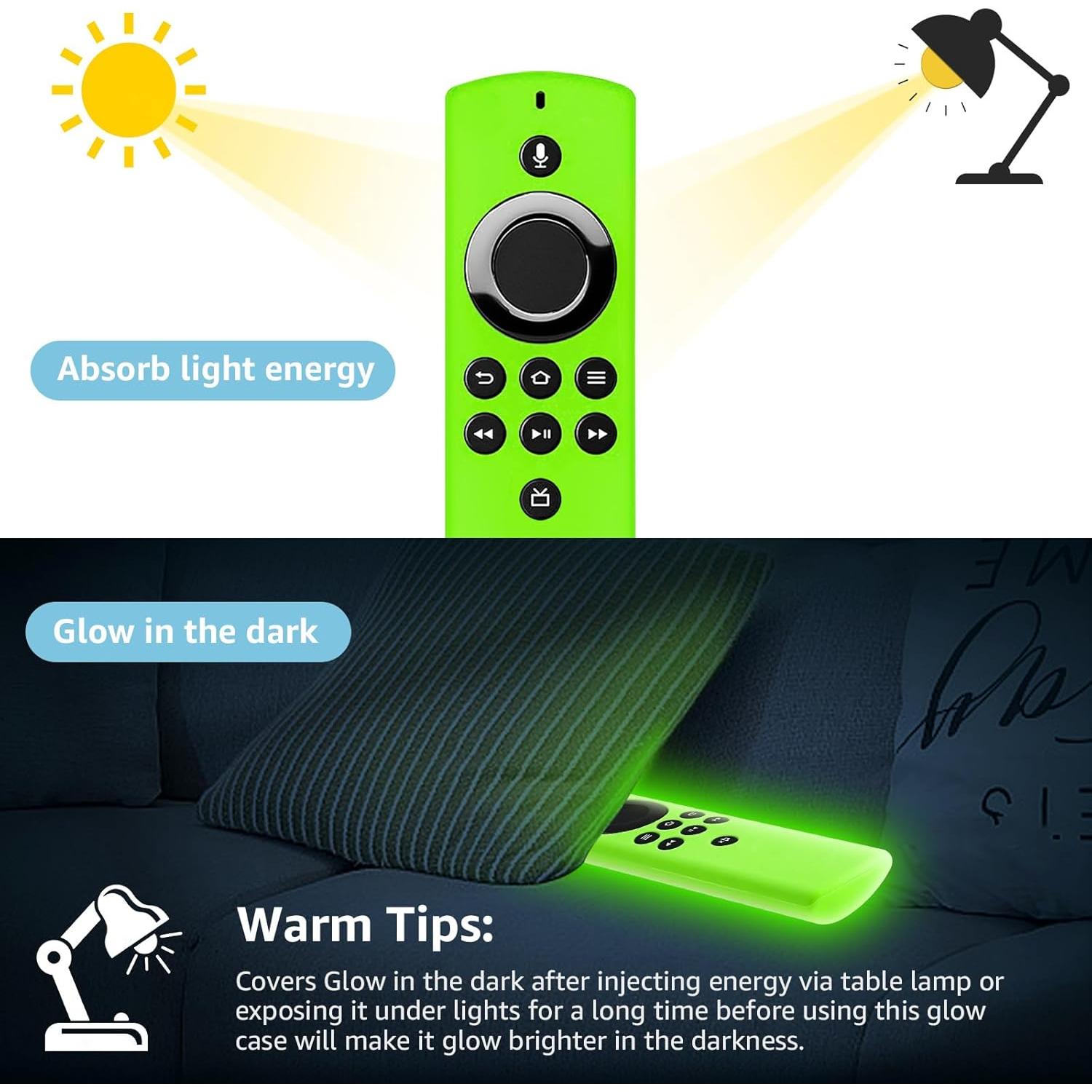 Funda de Silicona para Control Remoto TV Stick Lite 2020 - 2 Piezas