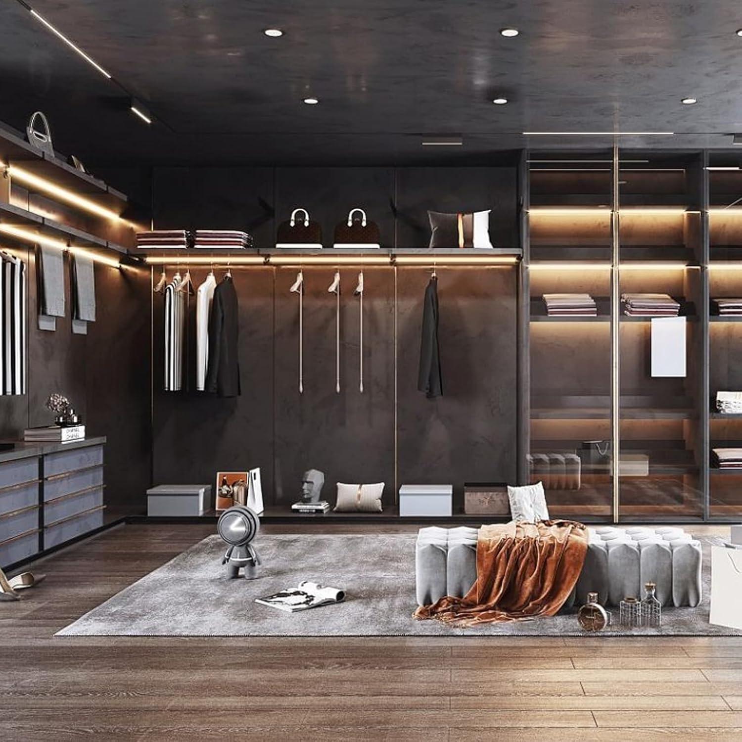 Tira LED COB 12V TUNICHX 2x5m 3000K 480 LEDs/m Luz Cálida