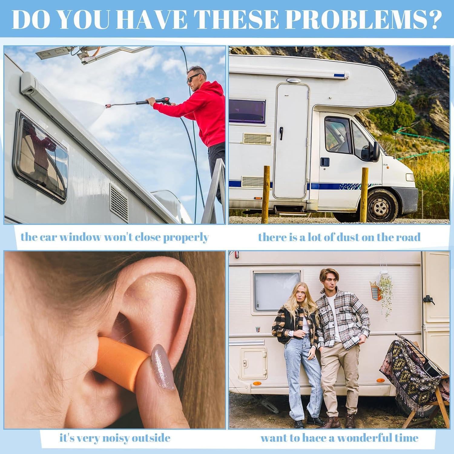 Tira de Sello de Goma Kingdder 5.7 m para Ventanas de RV