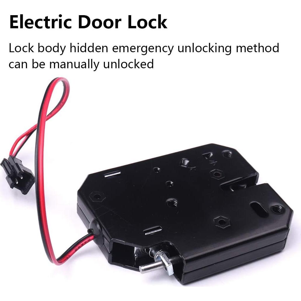 Cerradura Electrónica ATOPLEE 12V 2A Acero al Carbono 73x58mm