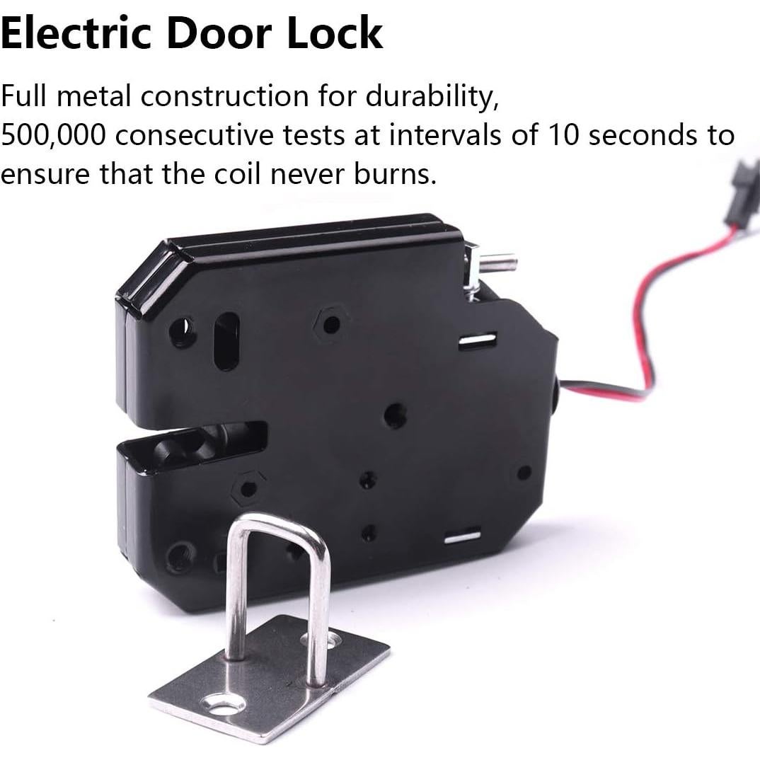 Cerradura Electrónica ATOPLEE 12V 2A Acero al Carbono 73x58mm