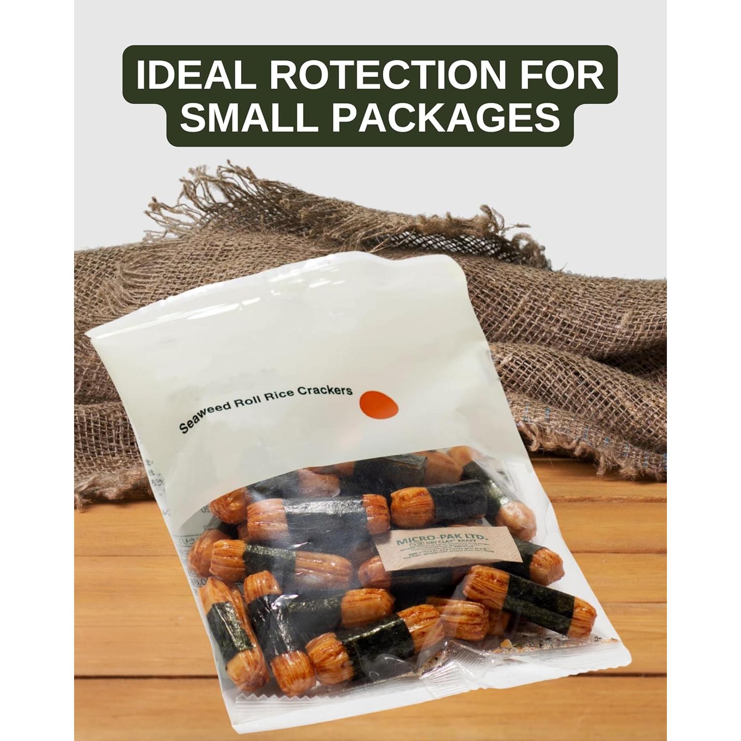 Paquetes Deshidratantes Micro-Pak Dri Clay Kraft 2g x 100pcs