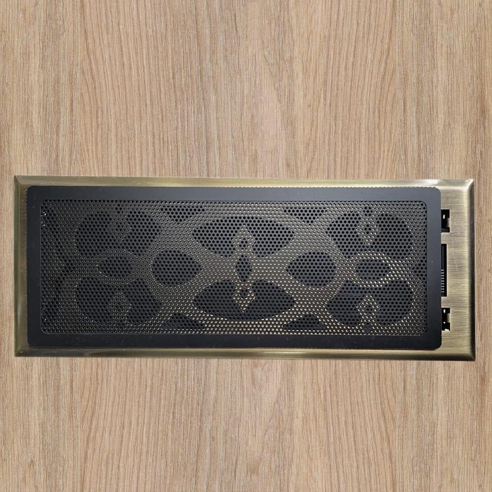 Cubierta de Registro de Piso Magnética NOMM 10x25.4cm - Paquete de 4