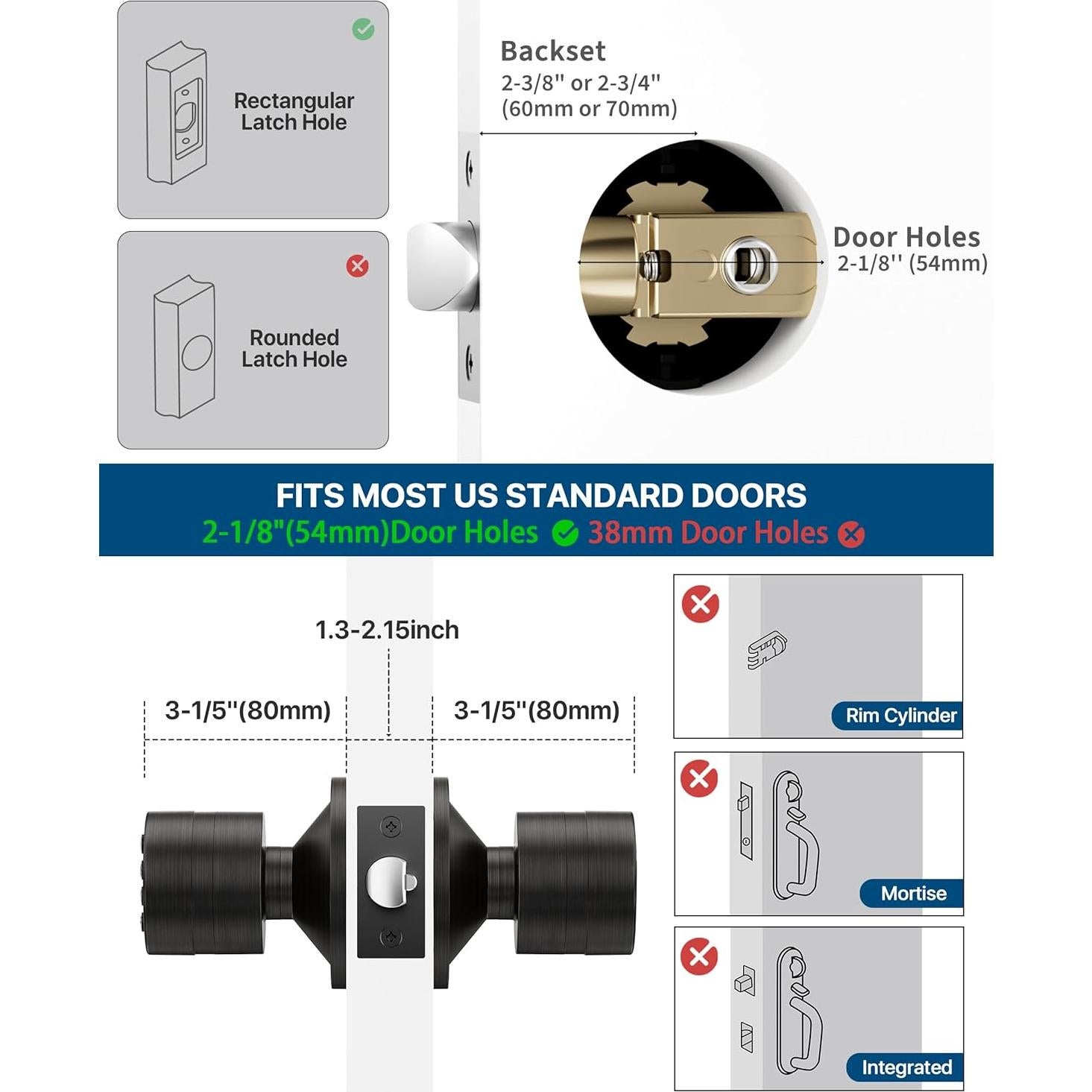 Cerradura Electrónica Sin Llave Signstek PT-R0S00 Bronce Aceitado