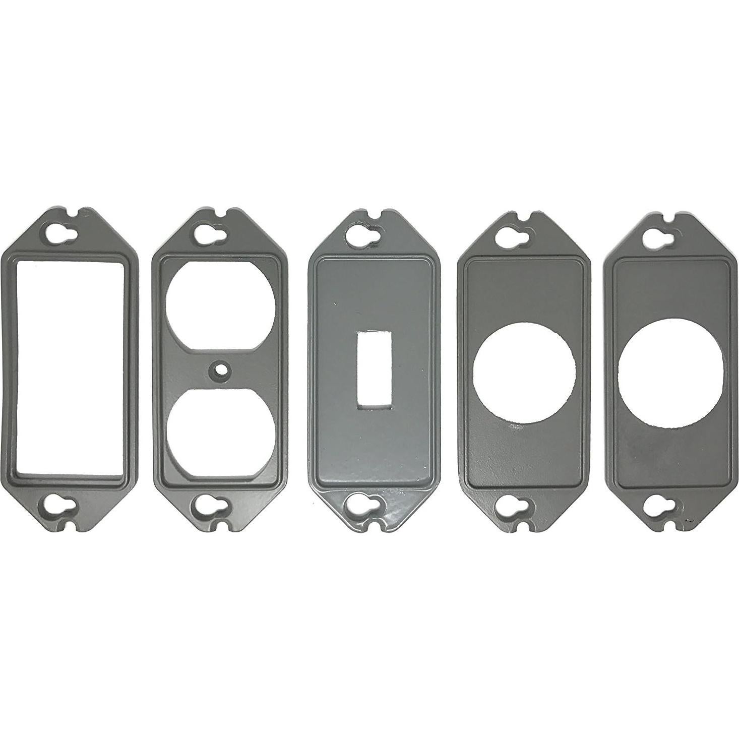 Cubierta de Salida Exterior Sellada 1-Gang Bronce a Prueba de Climas