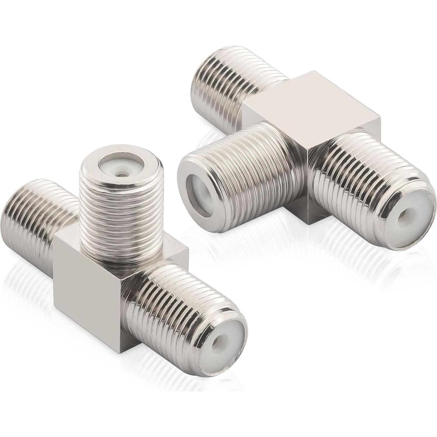 Divisor Coaxial F Tipo 3 Vías RG6 X~wind 2 Pcs