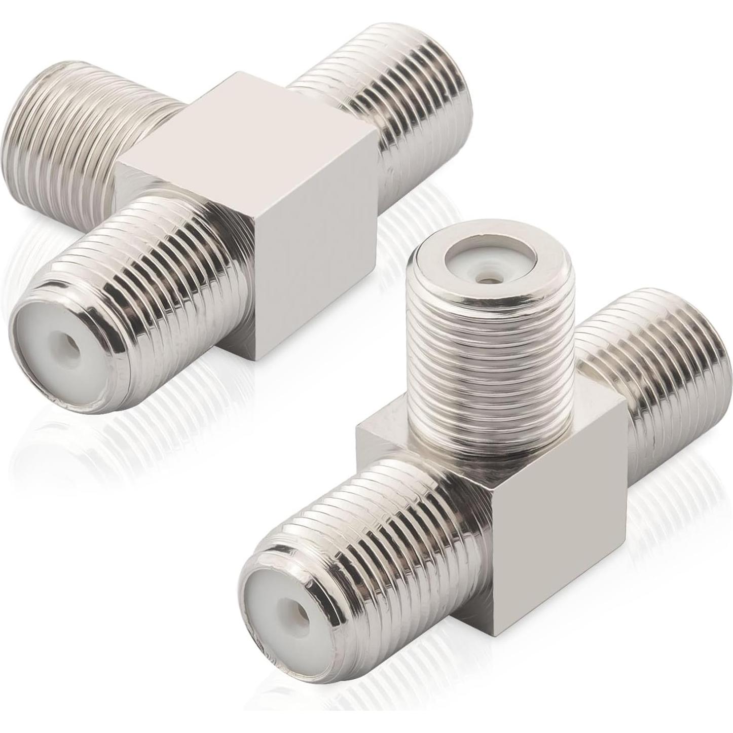 Divisor Coaxial F Tipo 3 Vías RG6 X~wind 2 Pcs