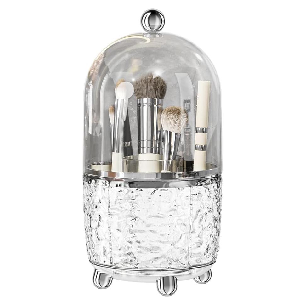 Soporte Rotatorio para Brochas de Maquillaje JUPITER WARRIOR 360°