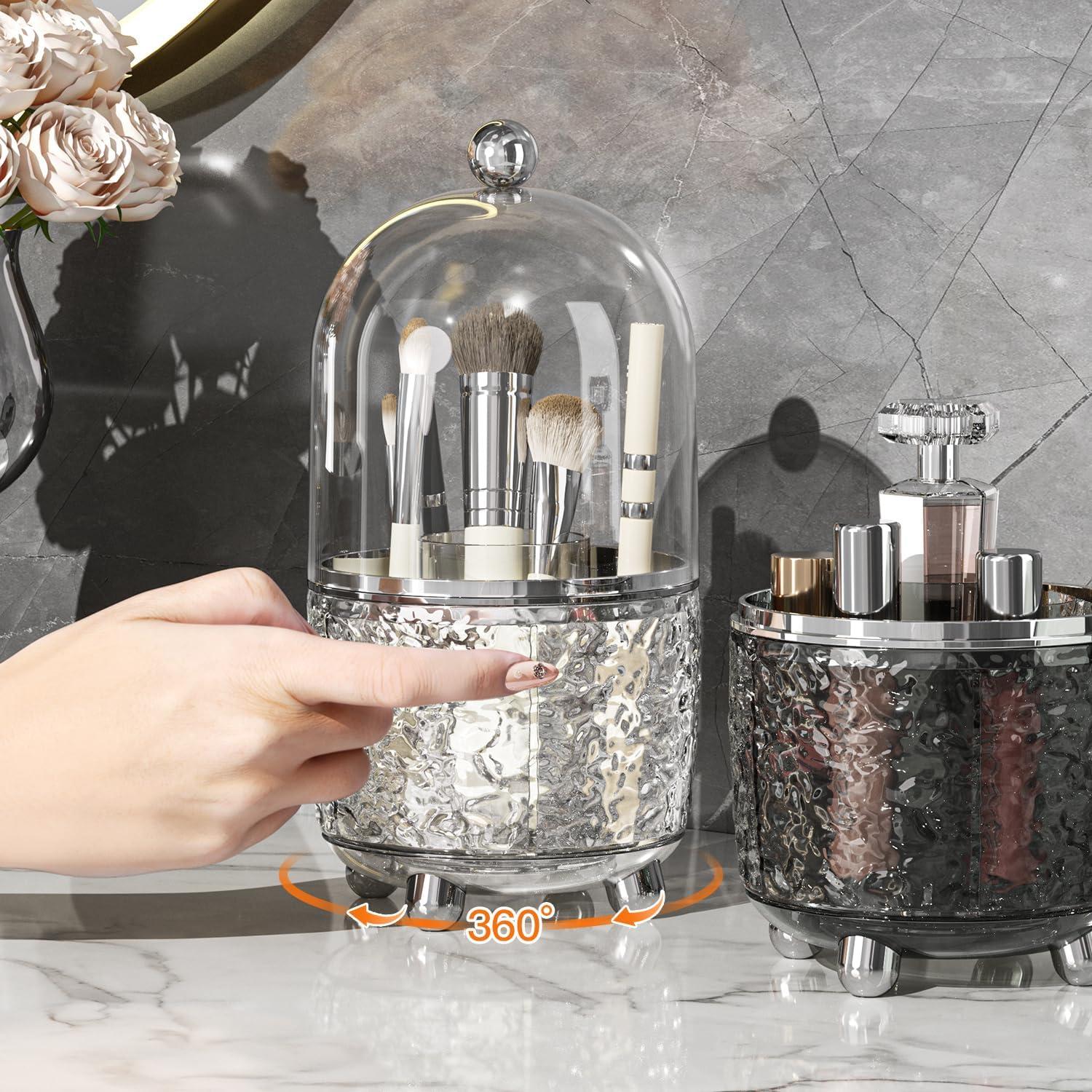 Soporte Rotatorio para Brochas de Maquillaje JUPITER WARRIOR 360°