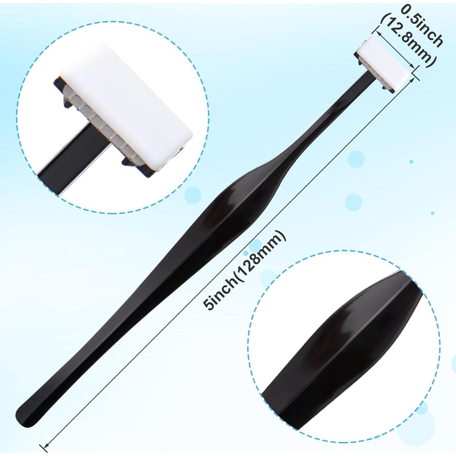 Kit de 24 Navajas para Recortar Cejas ANCIRS - Acero Inoxidable Negro