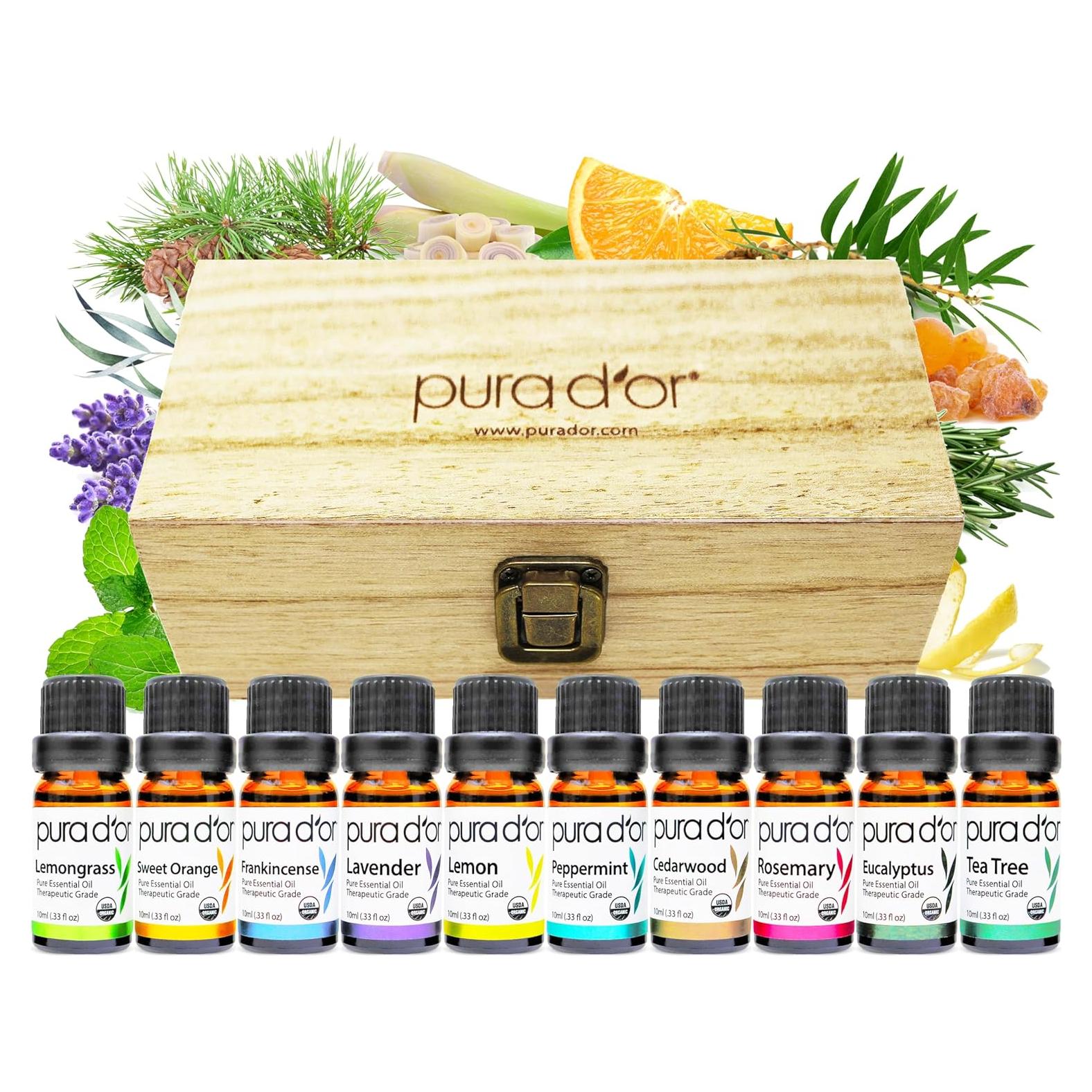 Set de Aceites Esenciales PURA D'OR Perfect10 - 10x10ml