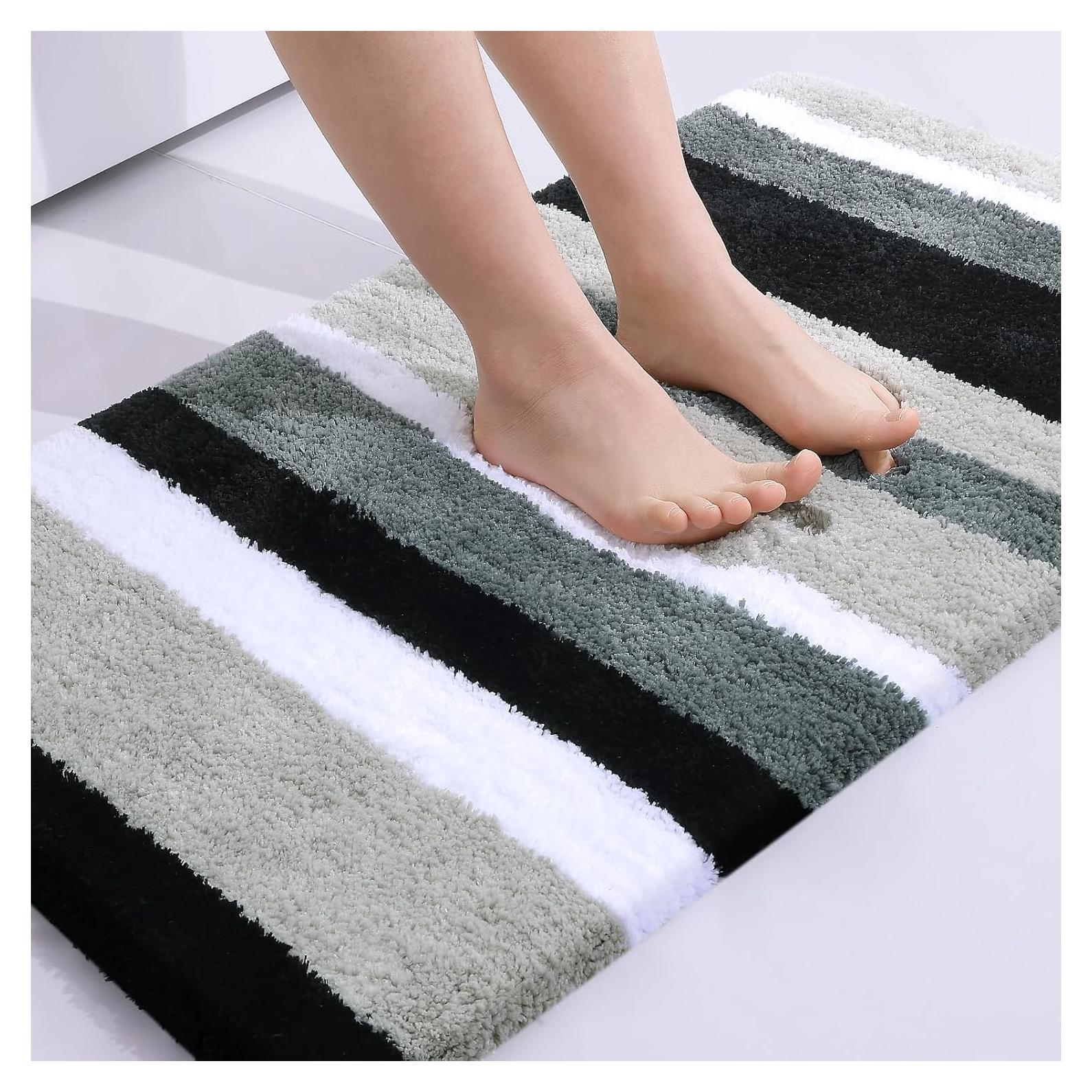 Alfombrilla de Baño Microfibra Buganda 61x41 cm Antideslizante