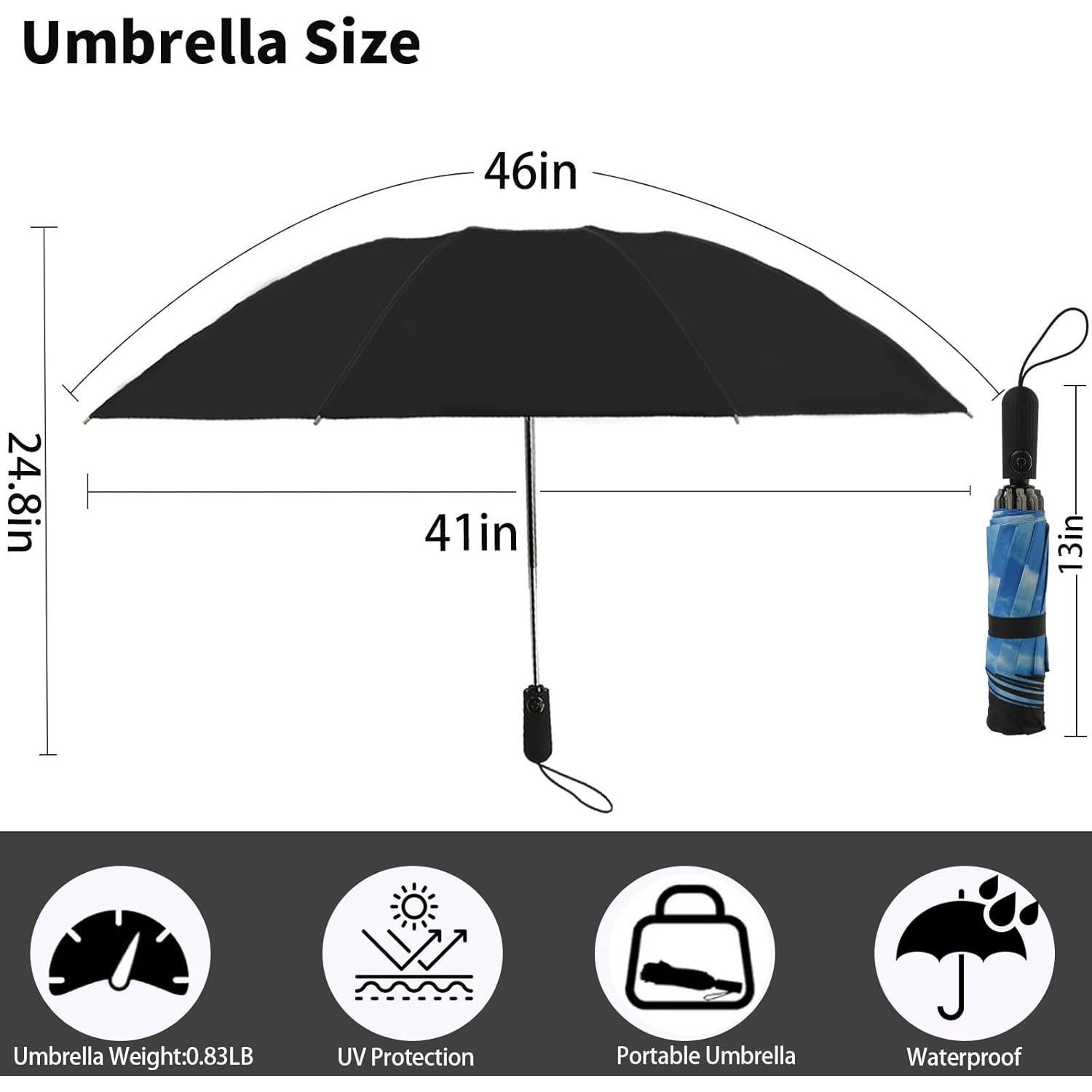 Paraguas Invertido Compacto Automático - Resistente al Viento