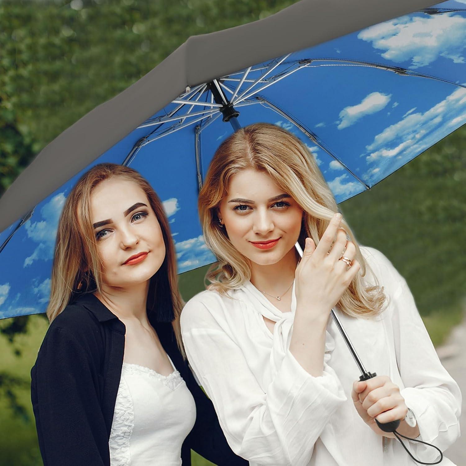 Paraguas Invertido Compacto Automático - Resistente al Viento