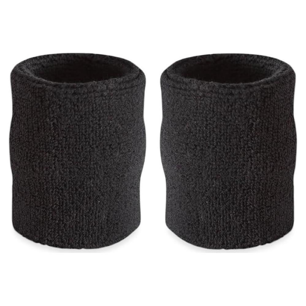 Banda para el sudor Suddora 10 cm algodón absorbente negra