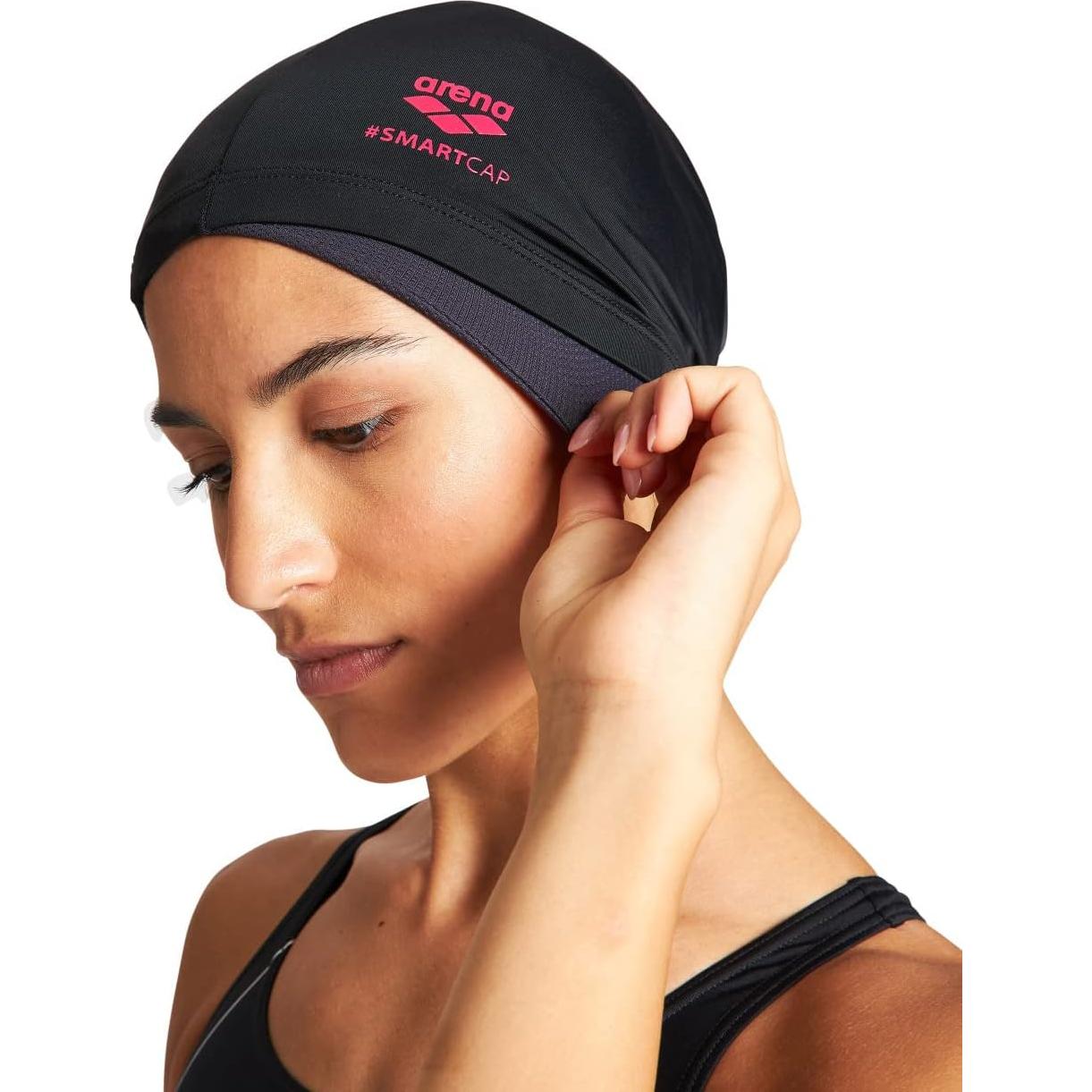 Gorro de Natación Arena Unisex Smartcap Extra Suave Negro