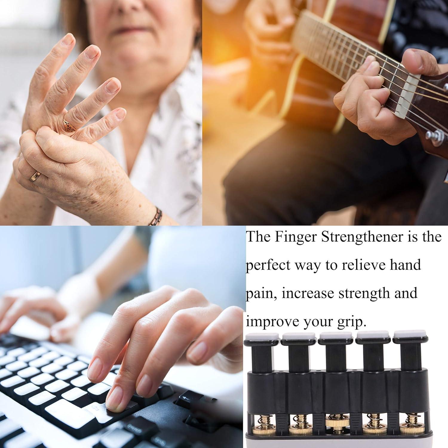 Ejercitador de Dedos DILIMI para Guitarra - Ajustable 1.36 a 3.86 kg