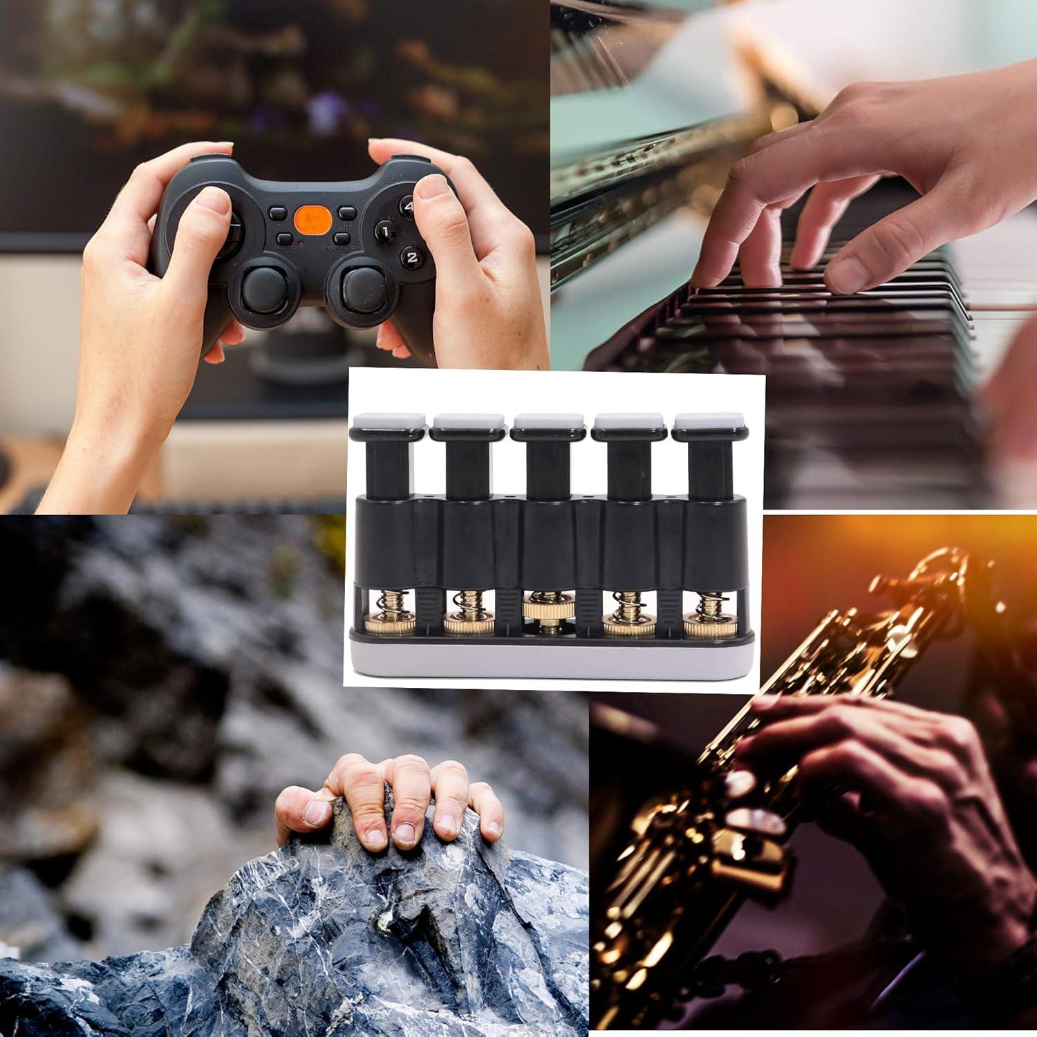 Ejercitador de Dedos DILIMI para Guitarra - Ajustable 1.36 a 3.86 kg