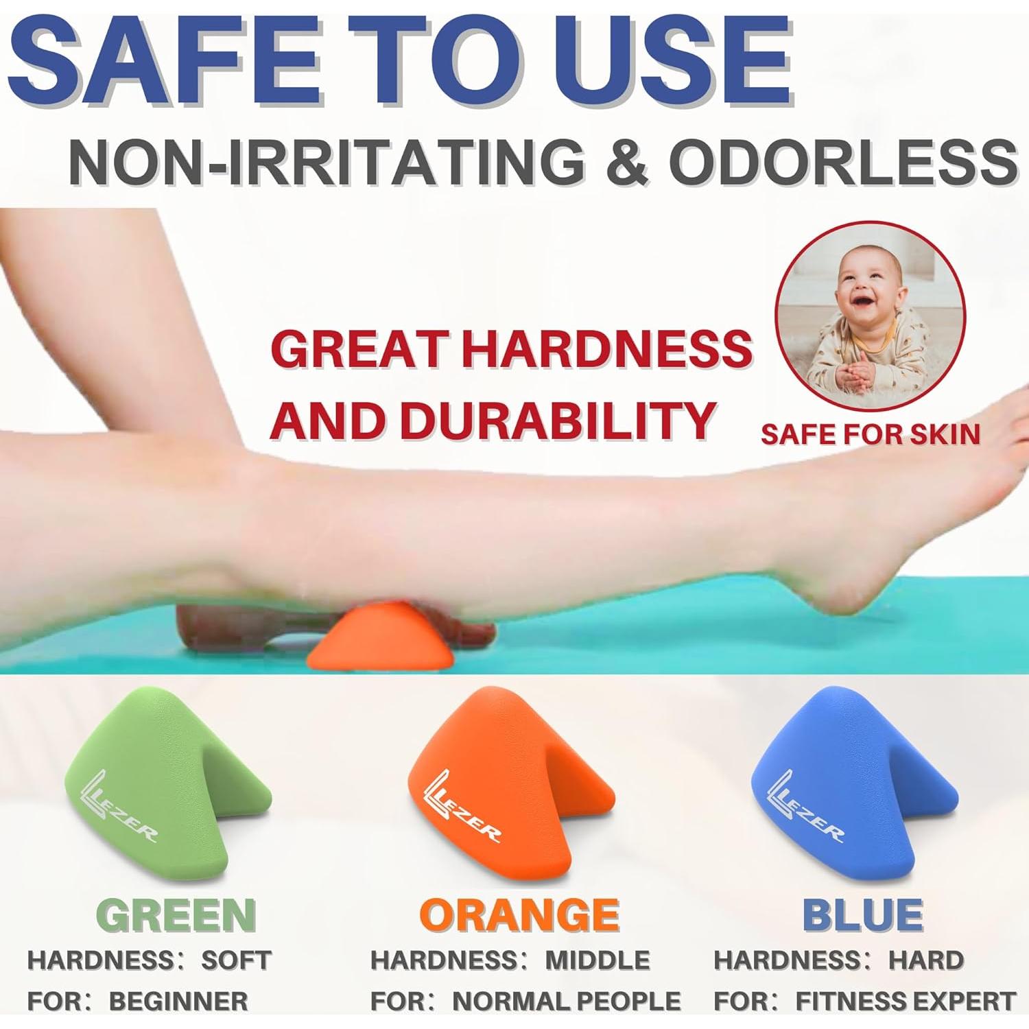 Dispositivo de Masaje LEZER Naranja 7.4x5.3cm Alivio Muscular