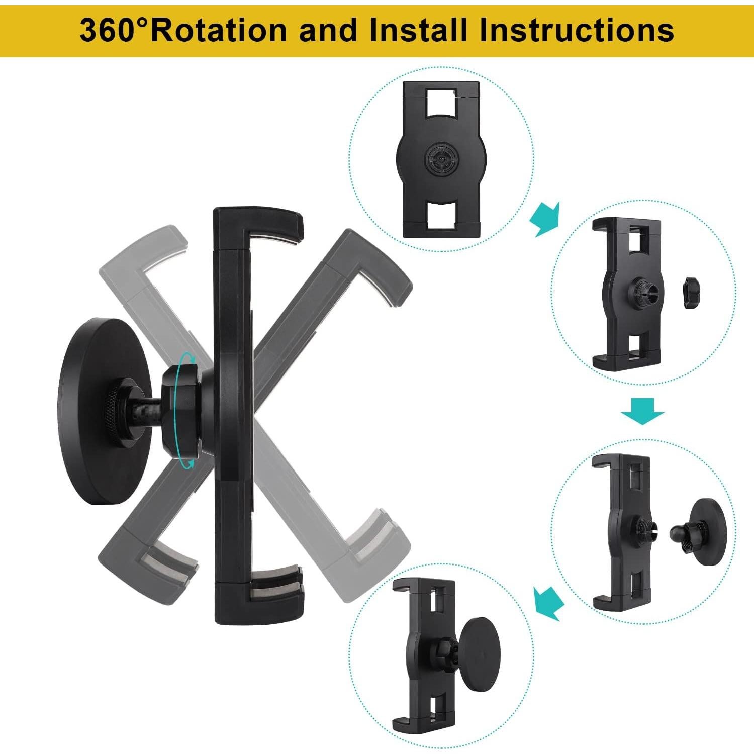Soporte Magnético para Tabletas Mippko Ajustable 360°