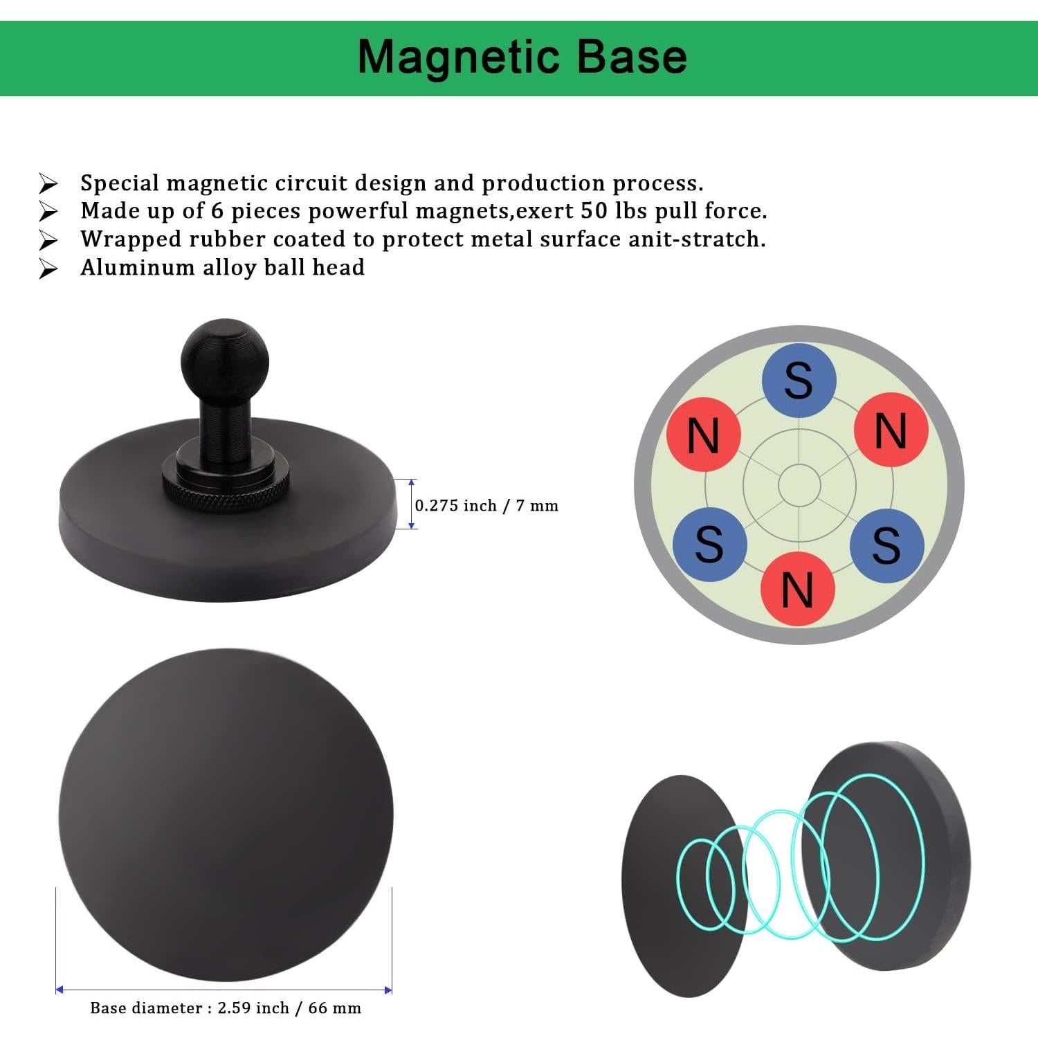 Soporte Magnético para Tabletas Mippko Ajustable 360°