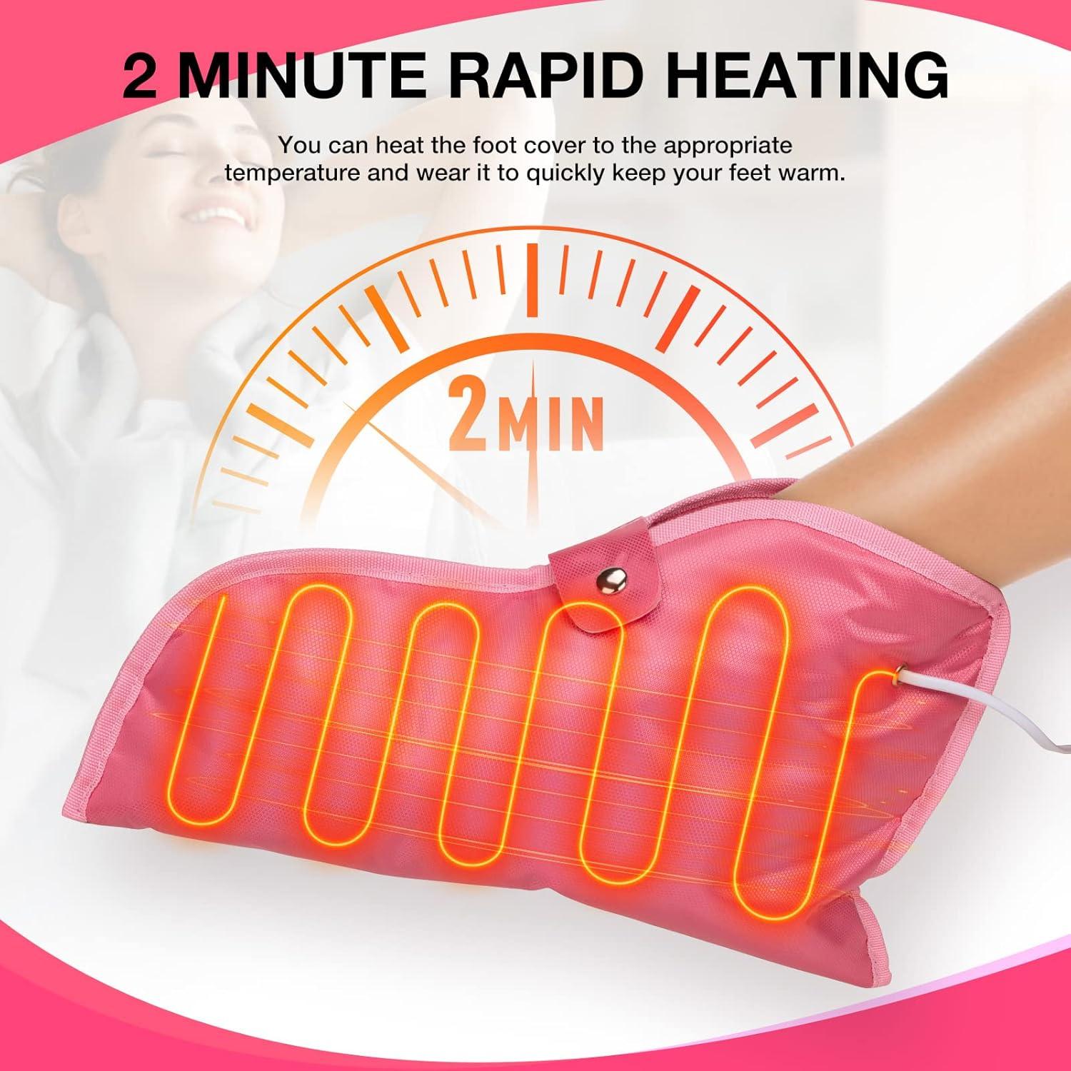 Botines Calentados Noverlife para Cuidado de Pies y Manos