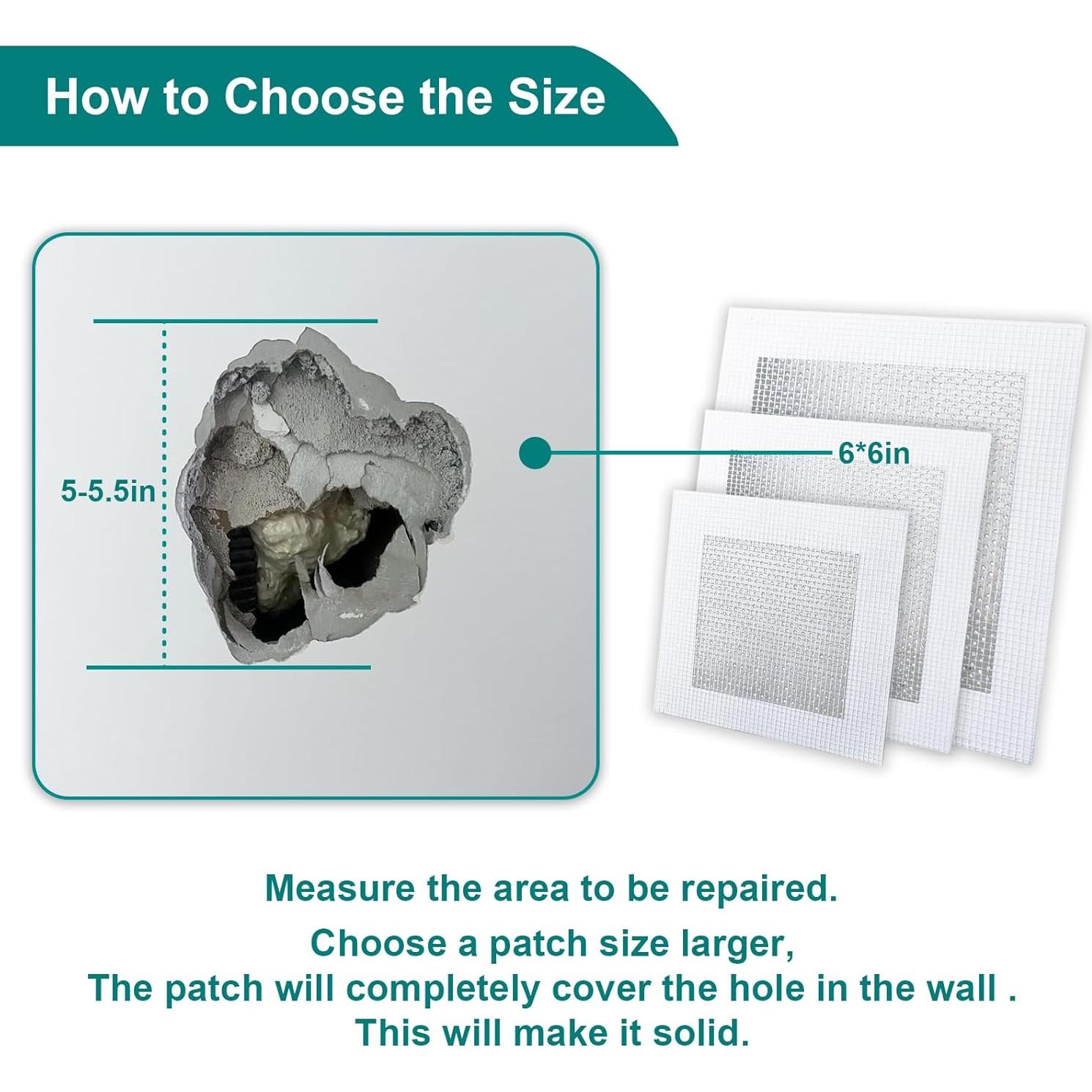 Kit de Reparación de Paneles de Yeso WYIRONG 10 Piezas