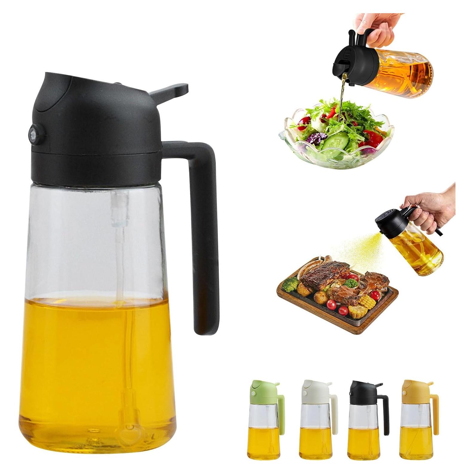 Dispensador de Aceite 2 en 1 WPWWPW 470 ml con Boquilla Fina