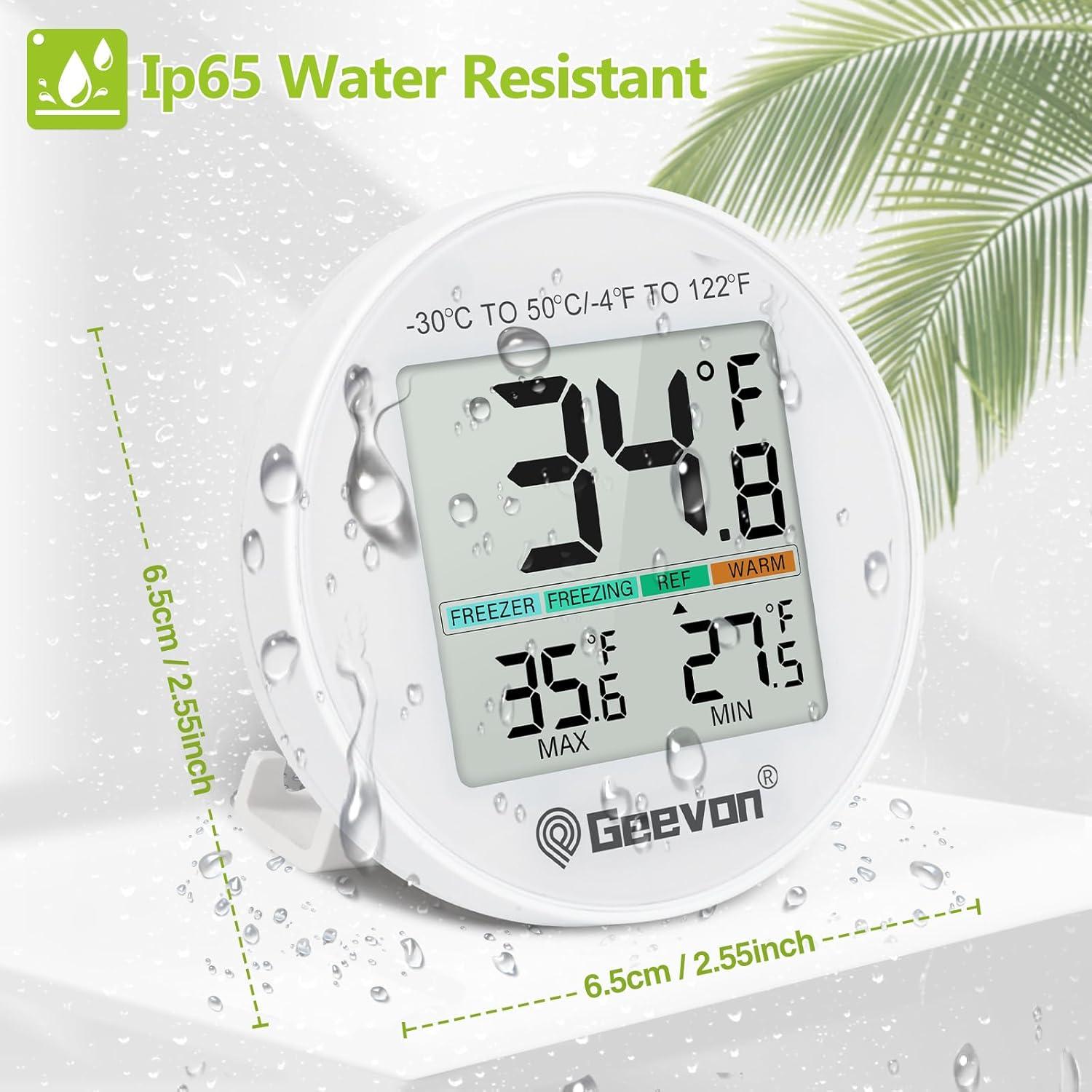 Termómetro Digital Geevon para Refrigerador 2 Unidades IP65