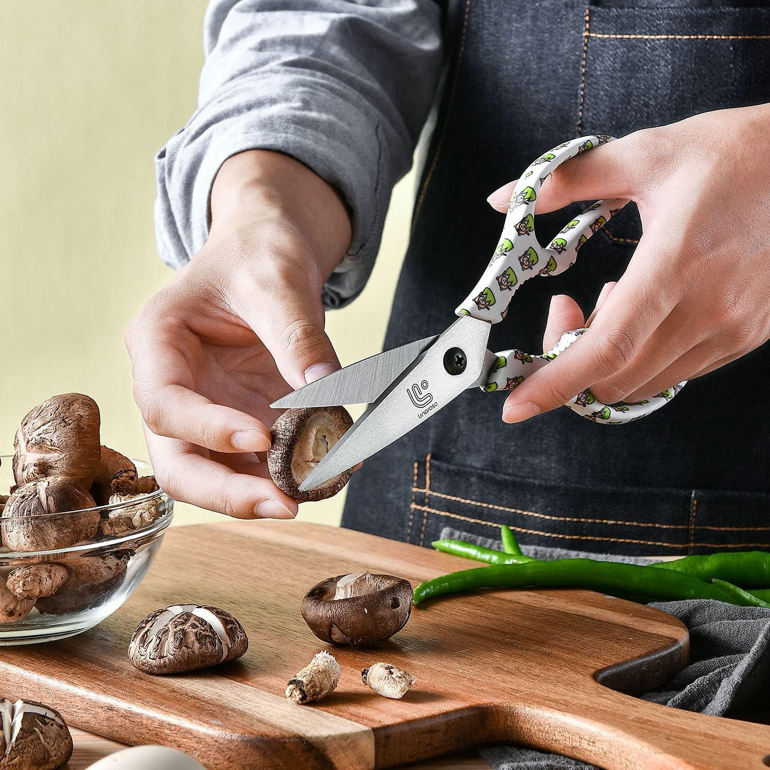 Tijeras de Cocina Linoroso 20.6 cm Acero Japonés Magnéticas