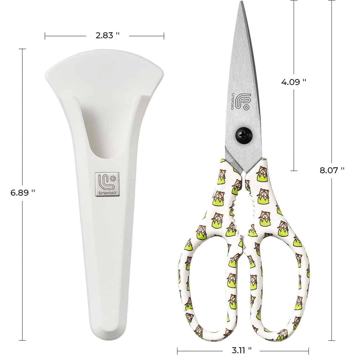 Tijeras de Cocina Linoroso 20.6 cm Acero Japonés Magnéticas