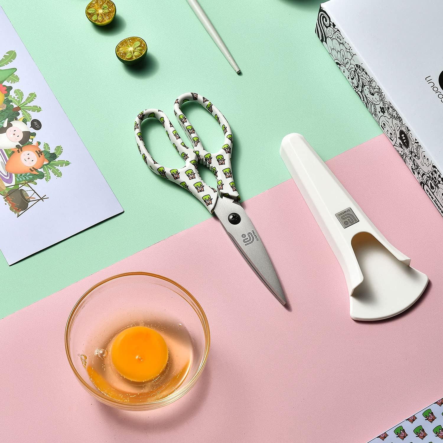 Tijeras de Cocina Linoroso 20.6 cm Acero Japonés Magnéticas