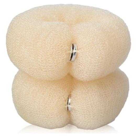 2 Hacedores de Moño de Cabello VASANA 20cm Beige Nylon
